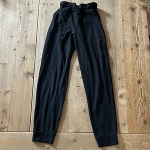 Athleta Girl Powervita Jogger Black Size 12 Large Preowned